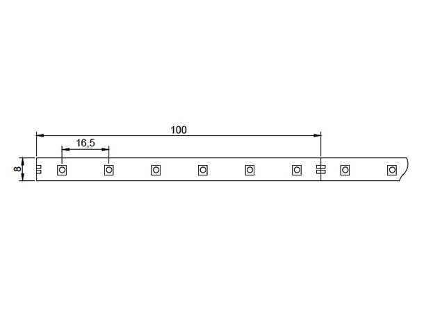 InventDesign LED Strip Warm-White 24V 5m Warm White, IP64, 300 LEDs, 